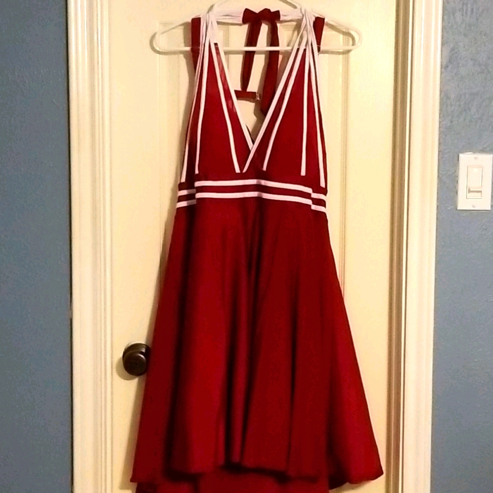 NWT Rosegal skirted halter-style swimsuit